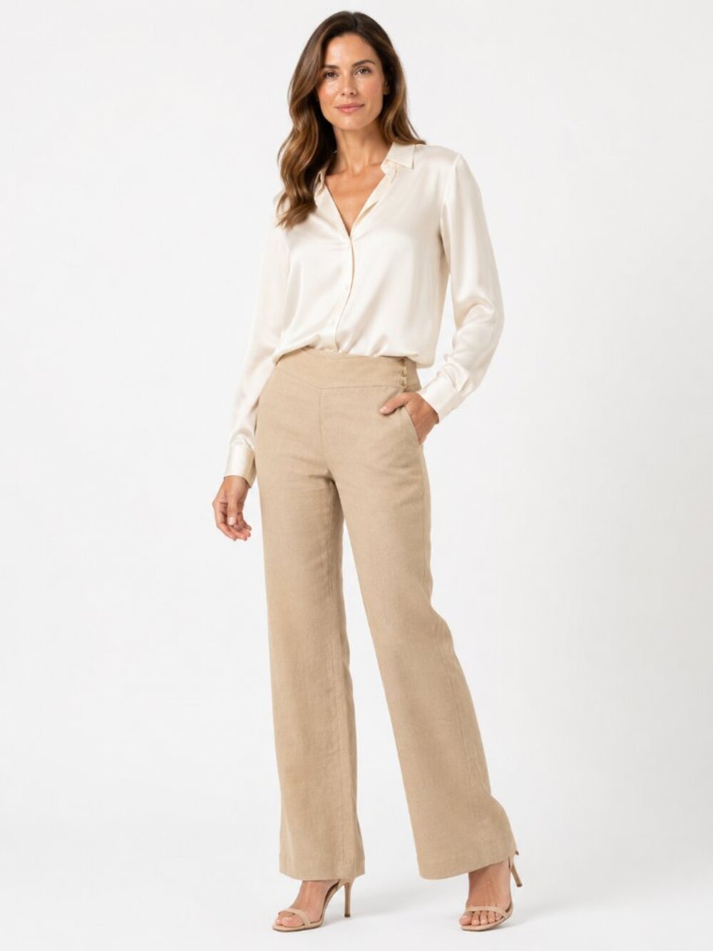 Lauren Ralph Lauren Women's 100% Linen Trousers